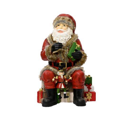 Santa Claus sediaci 80cm XXL