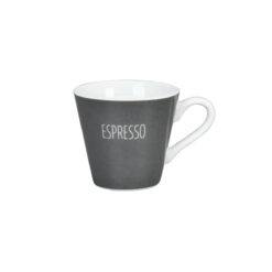 Porcelánový ESPRESSO hrnček 90ml bledosivý