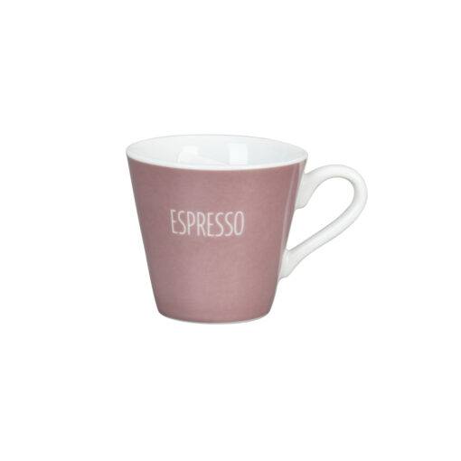 Porcelánový ESPRESSO hrnček 90ml ružový